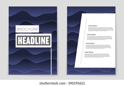 Abstract vector layout background set. For art template design, list, front page, mockup brochure theme style, banner, idea, cover, booklet, print, flyer, book, blank, card, ad, sign, sheet,, a4.