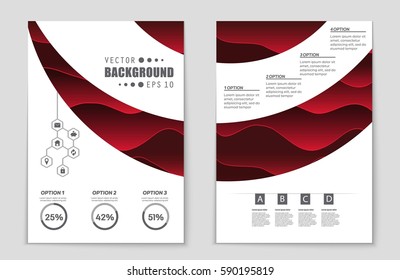 Abstract vector layout background set. For art template design, list, front page, mockup brochure theme style, banner, idea, cover, booklet, print, flyer, book, blank, card, ad, sign, sheet,, a4.