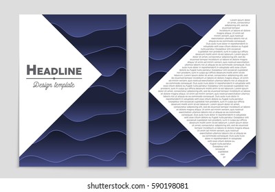 Abstract vector layout background set. For art template design, list, front page, mockup brochure theme style, banner, idea, cover, booklet, print, flyer, book, blank, card, ad, sign, sheet,, a4.
