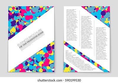 Abstract vector layout background set. For art template design, list, front page, mockup brochure theme style, banner, idea, cover, booklet, print, flyer, book, blank, card, ad, sign, sheet,, a4.
