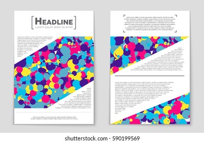 Abstract vector layout background set. For art template design, list, front page, mockup brochure theme style, banner, idea, cover, booklet, print, flyer, book, blank, card, ad, sign, sheet,, a4.