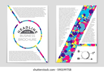 Abstract vector layout background set. For art template design, list, front page, mockup brochure theme style, banner, idea, cover, booklet, print, flyer, book, blank, card, ad, sign, sheet,, a4.