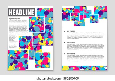 Abstract vector layout background set. For art template design, list, front page, mockup brochure theme style, banner, idea, cover, booklet, print, flyer, book, blank, card, ad, sign, sheet,, a4.