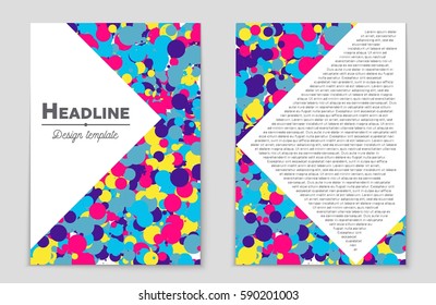Abstract vector layout background set. For art template design, list, front page, mockup brochure theme style, banner, idea, cover, booklet, print, flyer, book, blank, card, ad, sign, sheet,, a4.