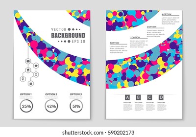 Abstract vector layout background set. For art template design, list, front page, mockup brochure theme style, banner, idea, cover, booklet, print, flyer, book, blank, card, ad, sign, sheet,, a4.