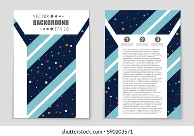 Abstract vector layout background set. For art template design, list, front page, mockup brochure theme style, banner, idea, cover, booklet, print, flyer, book, blank, card, ad, sign, sheet,, a4.
