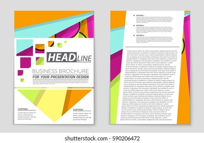 Abstract vector layout background set. For art template design, list, front page, mockup brochure theme style, banner, idea, cover, booklet, print, flyer, book, blank, card, ad, sign, sheet,, a4
