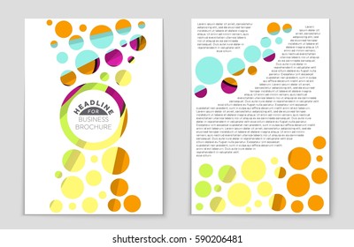 Abstract vector layout background set. For art template design, list, front page, mockup brochure theme style, banner, idea, cover, booklet, print, flyer, book, blank, card, ad, sign, sheet,, a4