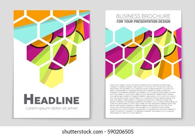 Abstract vector layout background set. For art template design, list, front page, mockup brochure theme style, banner, idea, cover, booklet, print, flyer, book, blank, card, ad, sign, sheet,, a4