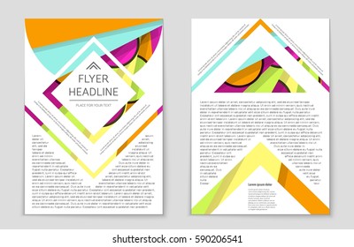 Abstract vector layout background set. For art template design, list, front page, mockup brochure theme style, banner, idea, cover, booklet, print, flyer, book, blank, card, ad, sign, sheet,, a4