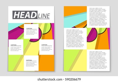 Abstract vector layout background set. For art template design, list, front page, mockup brochure theme style, banner, idea, cover, booklet, print, flyer, book, blank, card, ad, sign, sheet,, a4
