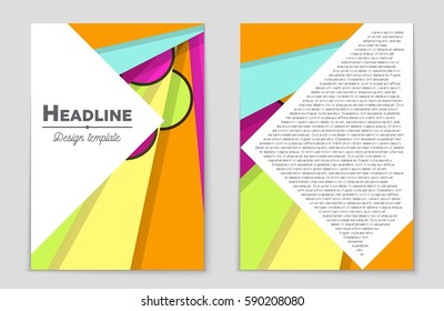 Abstract vector layout background set. For art template design, list, front page, mockup brochure theme style, banner, idea, cover, booklet, print, flyer, book, blank, card, ad, sign, sheet,, a4