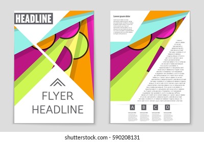 Abstract vector layout background set. For art template design, list, front page, mockup brochure theme style, banner, idea, cover, booklet, print, flyer, book, blank, card, ad, sign, sheet,, a4