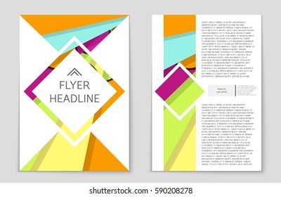 Abstract vector layout background set. For art template design, list, front page, mockup brochure theme style, banner, idea, cover, booklet, print, flyer, book, blank, card, ad, sign, sheet,, a4
