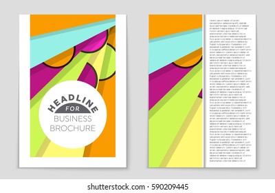 Abstract vector layout background set. For art template design, list, front page, mockup brochure theme style, banner, idea, cover, booklet, print, flyer, book, blank, card, ad, sign, sheet,, a4