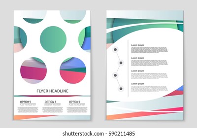 Abstract vector layout background set. For art template design, list, front page, mockup brochure theme style, banner, idea, cover, booklet, print, flyer, book, blank, card, ad, sign, sheet,, a4
