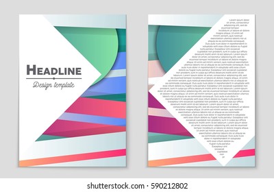 Abstract vector layout background set. For art template design, list, front page, mockup brochure theme style, banner, idea, cover, booklet, print, flyer, book, blank, card, ad, sign, sheet,, a4