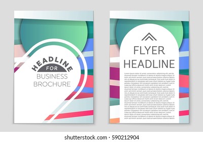 Abstract vector layout background set. For art template design, list, front page, mockup brochure theme style, banner, idea, cover, booklet, print, flyer, book, blank, card, ad, sign, sheet,, a4