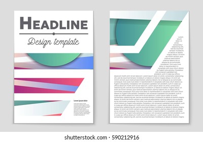 Abstract vector layout background set. For art template design, list, front page, mockup brochure theme style, banner, idea, cover, booklet, print, flyer, book, blank, card, ad, sign, sheet,, a4