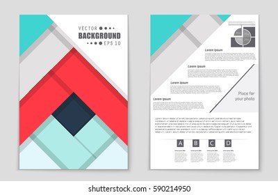 Abstract vector layout background set. For art template design, list, front page, mockup brochure theme style, banner, idea, cover, booklet, print, flyer, book, blank, card, ad, sign, sheet,, a4