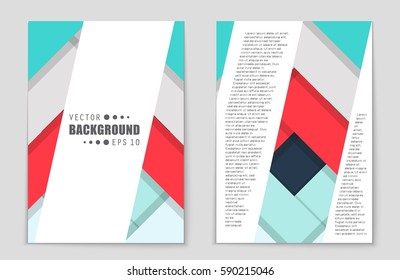 Abstract vector layout background set. For art template design, list, front page, mockup brochure theme style, banner, idea, cover, booklet, print, flyer, book, blank, card, ad, sign, sheet,, a4