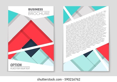 Abstract vector layout background set. For art template design, list, front page, mockup brochure theme style, banner, idea, cover, booklet, print, flyer, book, blank, card, ad, sign, sheet,, a4