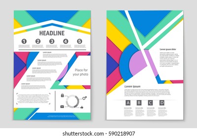 Abstract vector layout background set. For art template design, list, front page, mockup brochure theme style, banner, idea, cover, booklet, print, flyer, book, blank, card, ad, sign, sheet,, a4.