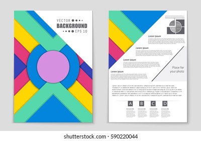 Abstract vector layout background set. For art template design, list, front page, mockup brochure theme style, banner, idea, cover, booklet, print, flyer, book, blank, card, ad, sign, sheet,, a4.