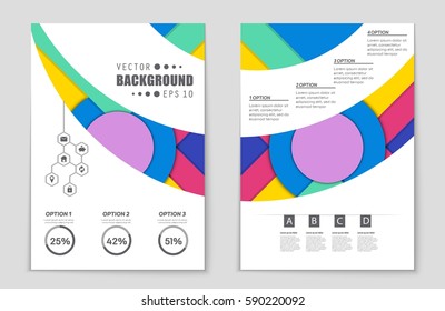 Abstract vector layout background set. For art template design, list, front page, mockup brochure theme style, banner, idea, cover, booklet, print, flyer, book, blank, card, ad, sign, sheet,, a4.