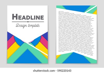 Abstract vector layout background set. For art template design, list, front page, mockup brochure theme style, banner, idea, cover, booklet, print, flyer, book, blank, card, ad, sign, sheet,, a4.