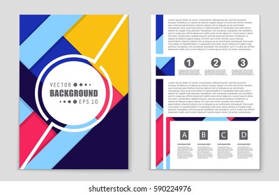 Abstract vector layout background set. For art template design, list, front page, mockup brochure theme style, banner, idea, cover, booklet, print, flyer, book, blank, card, ad, sign, sheet,, a4.