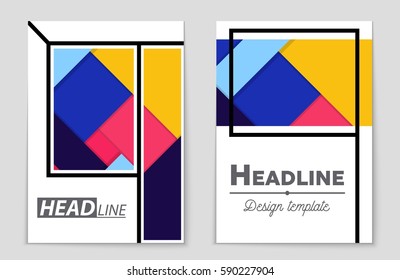 Abstract vector layout background set. For art template design, list, front page, mockup brochure theme style, banner, idea, cover, booklet, print, flyer, book, blank, card, ad, sign, sheet,, a4.