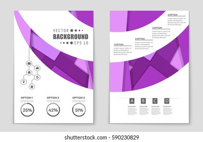 Abstract vector layout background set. For art template design, list, front page, mockup brochure theme style, banner, idea, cover, booklet, print, flyer, book, blank, card, ad, sign, sheet,, a4.