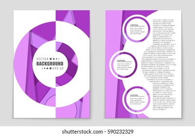 Abstract vector layout background set. For art template design, list, front page, mockup brochure theme style, banner, idea, cover, booklet, print, flyer, book, blank, card, ad, sign, sheet,, a4.