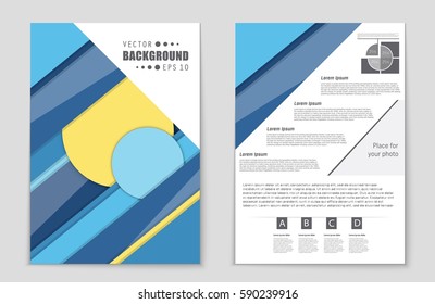 Abstract vector layout background set. For art template design, list, front page, mockup brochure theme style, banner, idea, cover, booklet, print, flyer, book, blank, card, ad, sign, sheet,, a4.