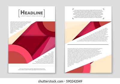 Abstract vector layout background set. For art template design, list, front page, mockup brochure theme style, banner, idea, cover, booklet, print, flyer, book, blank, card, ad, sign, sheet,, a4.