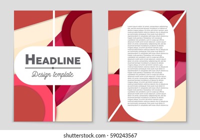 Abstract vector layout background set. For art template design, list, front page, mockup brochure theme style, banner, idea, cover, booklet, print, flyer, book, blank, card, ad, sign, sheet,, a4.