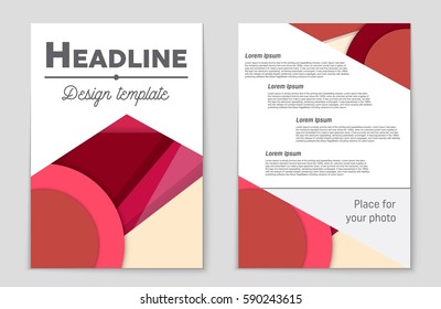 Abstract vector layout background set. For art template design, list, front page, mockup brochure theme style, banner, idea, cover, booklet, print, flyer, book, blank, card, ad, sign, sheet,, a4.