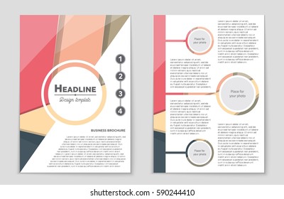 Abstract vector layout background set. For art template design, list, front page, mockup brochure theme style, banner, idea, cover, booklet, print, flyer, book, blank, card, ad, sign, sheet,, a4.