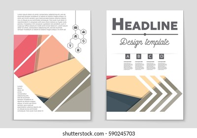 Abstract vector layout background set. For art template design, list, front page, mockup brochure theme style, banner, idea, cover, booklet, print, flyer, book, blank, card, ad, sign, sheet,, a4.