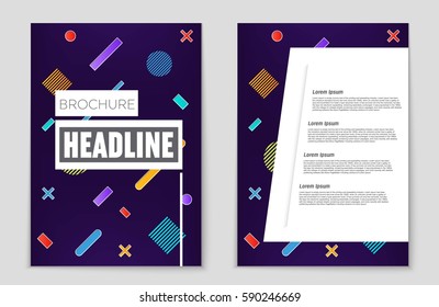 Abstract vector layout background set. For art template design, list, front page, mockup brochure theme style, banner, idea, cover, booklet, print, flyer, book, blank, card, ad, sign, sheet,, a4.