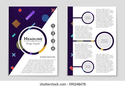 Abstract vector layout background set. For art template design, list, front page, mockup brochure theme style, banner, idea, cover, booklet, print, flyer, book, blank, card, ad, sign, sheet,, a4.