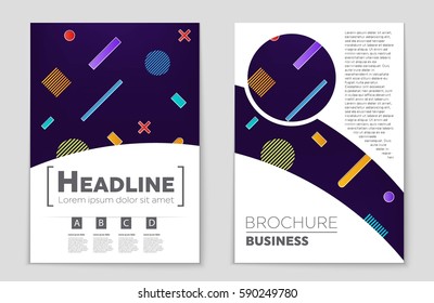 Abstract vector layout background set. For art template design, list, front page, mockup brochure theme style, banner, idea, cover, booklet, print, flyer, book, blank, card, ad, sign, sheet,, a4.