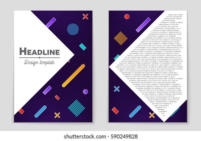 Abstract vector layout background set. For art template design, list, front page, mockup brochure theme style, banner, idea, cover, booklet, print, flyer, book, blank, card, ad, sign, sheet,, a4.