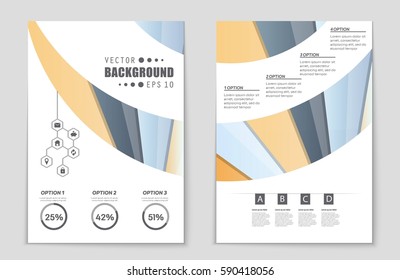 Abstract vector layout background set. For art template design, list, front page, mockup brochure theme style, banner, idea, cover, booklet, print, flyer, book, blank, card, ad, sign, sheet,, a4.