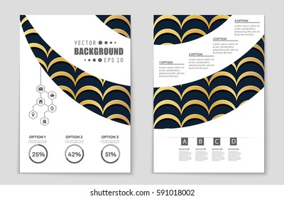 Abstract vector layout background set. For art template design, list, front page, mockup brochure theme style, banner, idea, cover, booklet, print, flyer, book, blank, card, ad, sign, sheet,, a4.