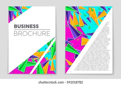 Abstract vector layout background set. For art template design, list, front page, mockup brochure theme style, banner, idea, cover, booklet, print, flyer, book, blank, card, ad, sign, sheet,, a4.