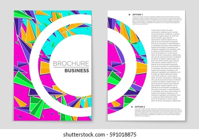 Abstract vector layout background set. For art template design, list, front page, mockup brochure theme style, banner, idea, cover, booklet, print, flyer, book, blank, card, ad, sign, sheet,, a4.