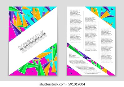 Abstract vector layout background set. For art template design, list, front page, mockup brochure theme style, banner, idea, cover, booklet, print, flyer, book, blank, card, ad, sign, sheet,, a4.