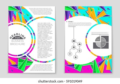 Abstract vector layout background set. For art template design, list, front page, mockup brochure theme style, banner, idea, cover, booklet, print, flyer, book, blank, card, ad, sign, sheet,, a4.